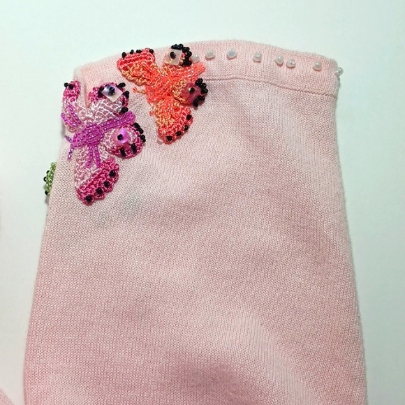 Storybook Knits 3 Piece Pink Skirt Set. - Picture 4 of 13